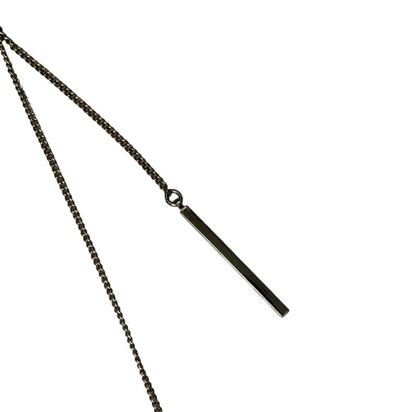 J Crew Green Polished Stone Gold Necklace - Picture 7 of 8